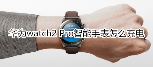 华为watch2 Pro智能手表怎么充电