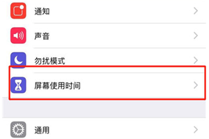 iPhonexs怎么关闭屏幕使用时间