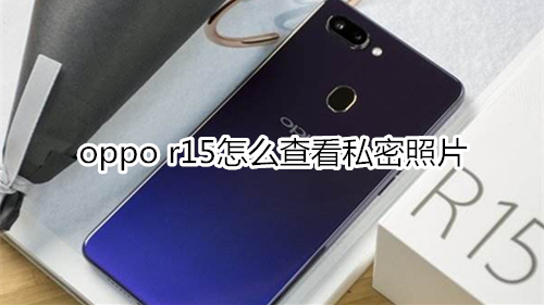 oppo r15怎么查看私密照片