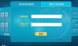 怎么查询违章记录 查询违章记录的方法