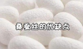 桑蚕丝的优缺点 桑蚕丝的优缺点分别是什么