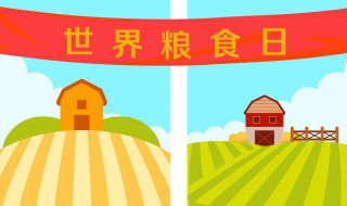 世界粮食日的宣传主题 你都知道这些宣传主题吗