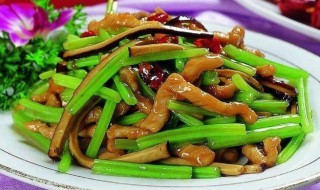 炒芹菜炒肉怎样做好吃 芹菜炒肉的做法介绍