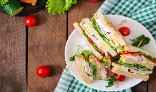 怎样用鸡蛋和面包做三明治 三明治的做法