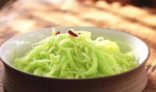 莴苣丝的做法 这样做清甜爽口