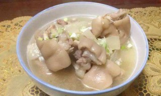 萝卜猪蹄汤如何做 萝卜猪蹄汤做法介绍
