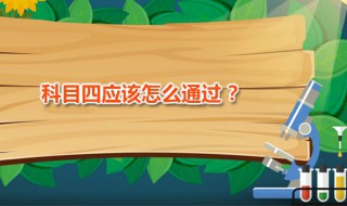 科目四通过的方法 科目四理论考试一次过关秘笈分享