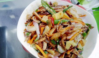 素炒什锦怎么做 素炒什锦的做法
