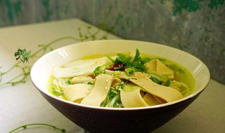 鸡汁笋片面花样做法（笋面的做法）