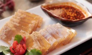 花生藕肉皮冻的家常做法步骤 黄豆花生莲藕肉皮冻