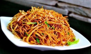 三丝炒面的做法(三丝炒面的做法大全)