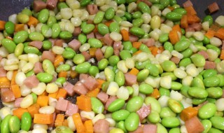 酱香火腿毛豆米 火腿毛豆的做法大全家常