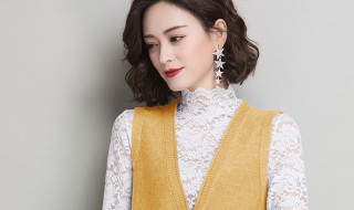 针织坎肩怎么搭配衣服好看 针织坎肩怎么搭配衣服好看图解