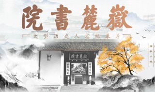 岳麓书院剧情介绍（岳麓书院多少集）