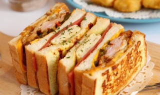 日式焦糖三明治的做法（蛋糕三明治的做法）