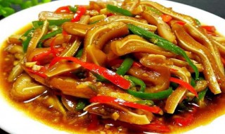 青椒炒猪耳的做法 青椒炒猪耳的做法视频