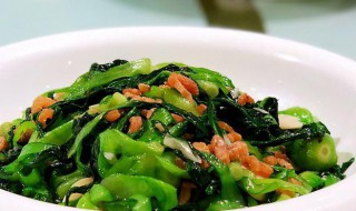 虾米煮菜心怎么做（虾米青菜心怎么做）