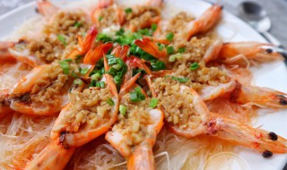 豉味蒜蓉煎虾怎么做（蒜蓉豆豉蒸虾的做法）