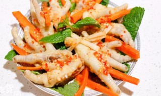 傣味泡鸡脚的做法(傣味冲鸡脚的做法大全)