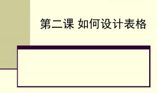 PPT中怎么做非基础表格 在ppt中如何做表格