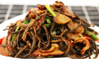 干豆角炒驴肉（干豆角炒驴肉的做法）