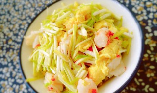 韭黄虾炒蛋（韭黄炒虾仁和鸡蛋的做法）