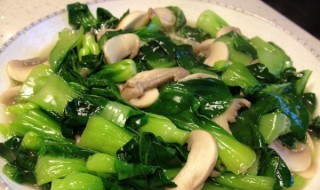 青菜蘑菇做法步骤 青菜蘑菇汤怎么做