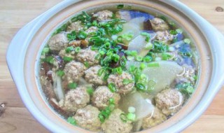 冬菇浸肉丸 冬菇肉丸子怎么做好吃