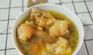 猪蹄炖汤怎么做营养价值高 猪蹄炖汤怎么做营养价值高一点