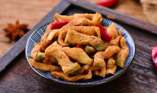 干煸扁豆萝卜干 干煸扁豆豆的做法