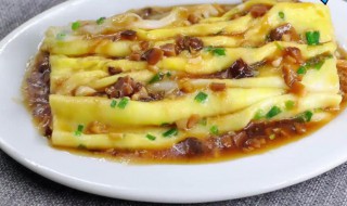 鸡蛋肠粉的做法（鸡蛋肠粉的做法和配料视频）