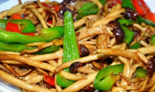 干煸茶树菇做法步骤 干煸茶树菇怎样做