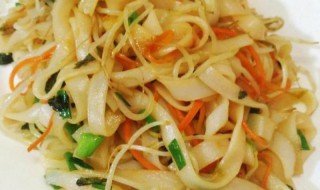 豆芽炒河粉做法步骤 豆芽河粉怎么炒