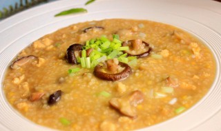 香菇小米粥做法步骤 香菇小米粥做法步骤图