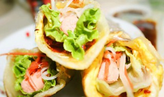 生菜卷饼的皮儿怎么做好吃（生菜卷饼的做法 视频）