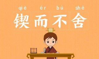 锲而不舍造句（锲而不舍造句六年级）