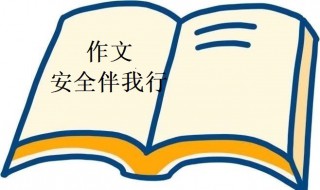 安全伴我行作文 安全伴我行作文600字