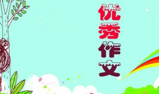 初二优秀作文 初二优秀作文600