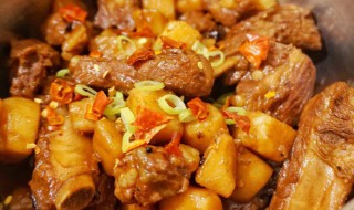 家常土豆炖排骨的做法（家常土豆炖排骨的做法步骤窍门）