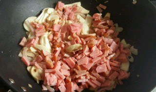 杏鲍菇炒火腿的做法（杏鲍菇炒火腿的做法窍门）
