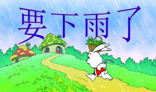 下雨前动物的表现（下雨前动物的表现有哪些画一画）