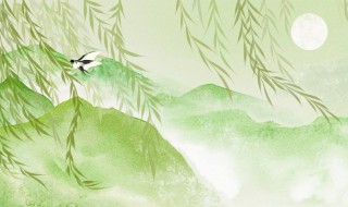 关于柳树的古诗(关于柳树的古诗词)