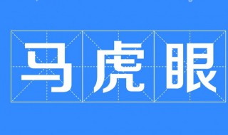马虎眼什么意思 马虎眼是哪里的方言