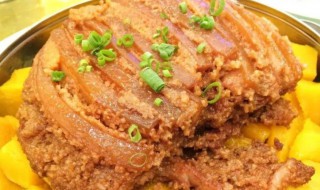 粉蒸肉能放盘子里蒸吗（粉蒸肉放在碗里蒸需要多久）