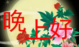 晚上好的句子（亲爱的晚上好的句子）