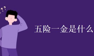 五险一金是什么 五险一金是什么时候开始交