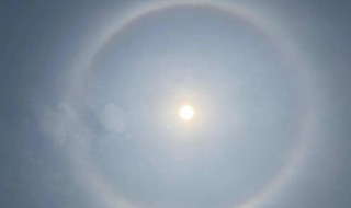 日晕现象（日晕现象是由什么原因造成的）