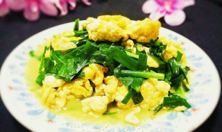 正确鸡蛋炒韭菜的做法 正确鸡蛋炒韭菜的做法窍门