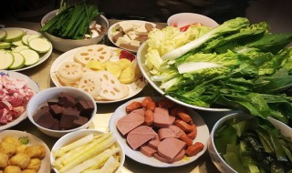 家庭自制火锅配菜清单（火锅60种菜品图片）