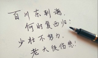 少壮不努力老大徒伤悲出自哪首诗（少壮不努力古诗全文）